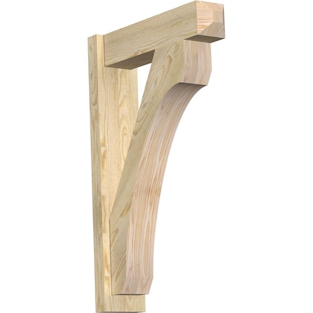 Ekena Millwork Legacy Craftsman Rough Sawn Outlooker, Douglas Fir, 6"W x 22"D x 34"H OUT06X22X34LEC04RDF